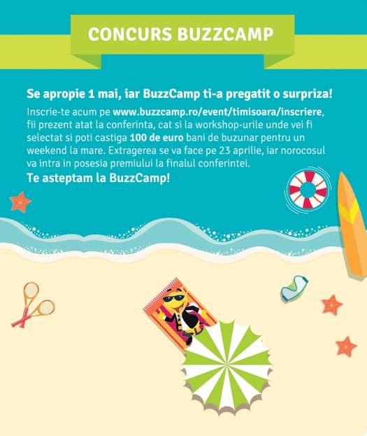 Ultimele inscrieri la BuzzCamp!