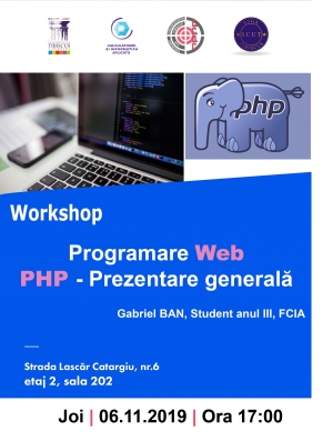 TehnologiiWeb |&nbsp;PHP-Prezentare generală