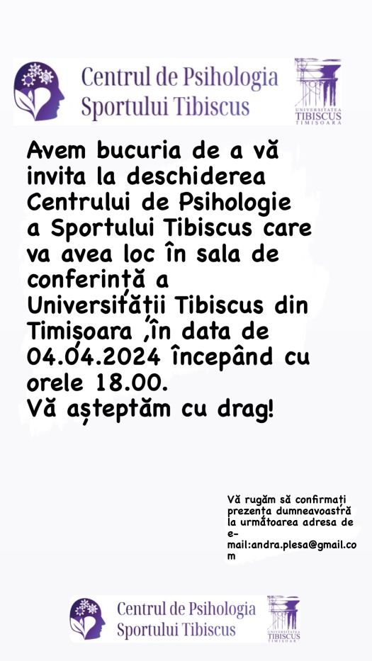 Centrul de Psihologia Sportului Tibiscus