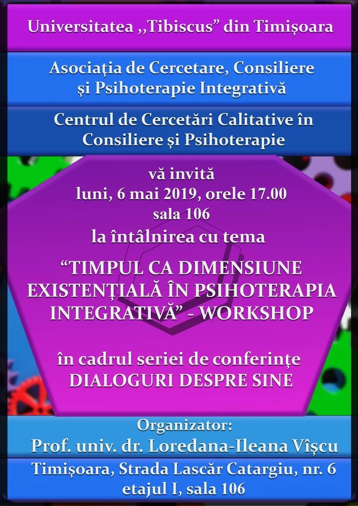 Timpul ca dimensiune existențială în psihoterapia integrativă 2019