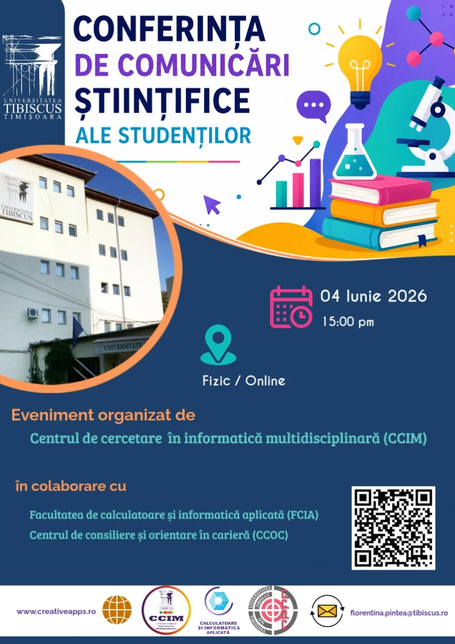 Simpozionul internațional de Comunicări Științifice ale Studenților 2026