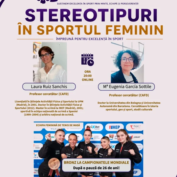 stereotipuri în sportul feminin workshop